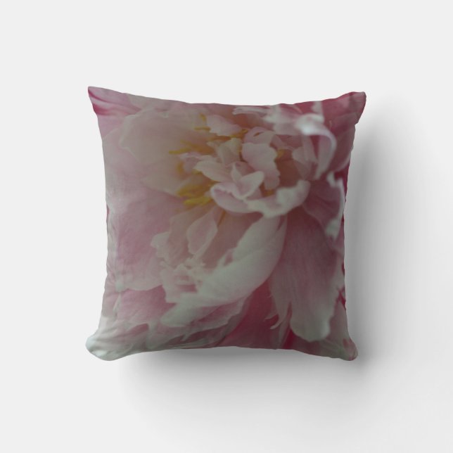Rosa und flaumiges Kissen (Vorderseite)