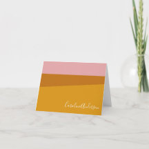 rosa und gelb Moderner geometrischer Individuelle