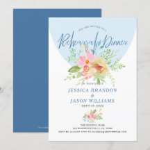 Rosa und gelbe Aquarellfarben Blume Moderne Typogr