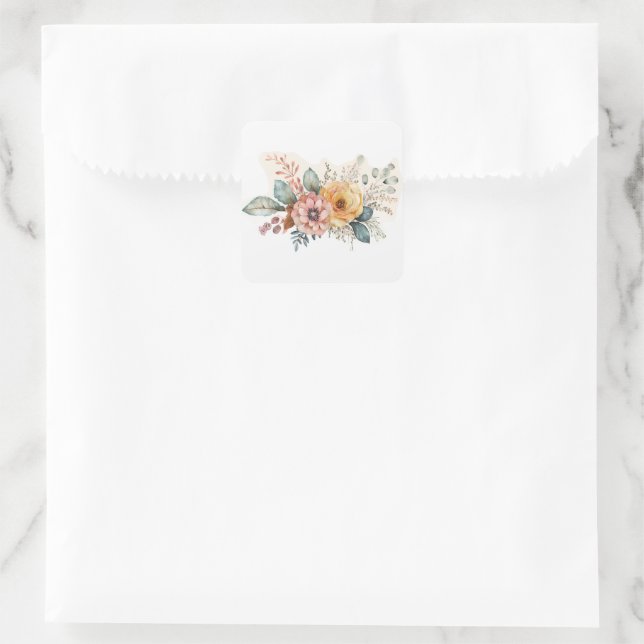 Rosa und gelbe Aufkleber (Tasche)