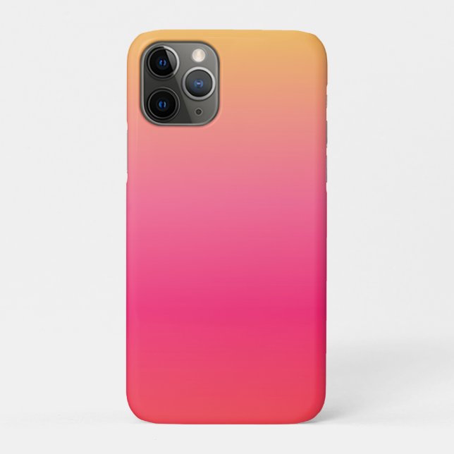 rosa und gelbe Gradientenkonstruktion  Case-Mate iPhone Hülle (Rückseite)