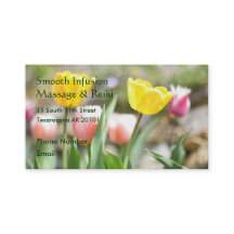 Rosa und gelbe Tulpen