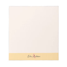 Rosa und Gelbes Monogramm-Notizbuch