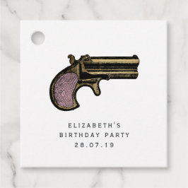 Rosa und Gold Geschenkanhänger