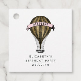 Rosa und Gold Geschenkanhänger