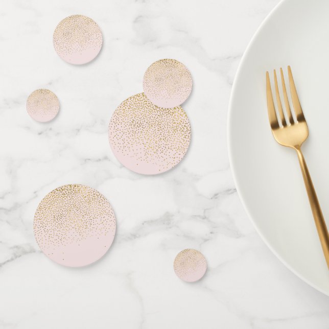 Rosa und Gold Modernes Glam Party Konfetti (Gruppe)