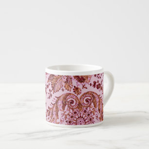 Rosa und goldene Spitze Espressotasse