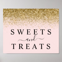 Rosa und goldene Süßigkeiten & Leckereien Dessert-