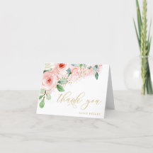 Rosa und goldfarbene Blüten Personalisiert