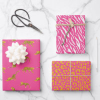 Rosa und Goldleopard