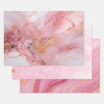 Rosa und Goldmarmor Elegant