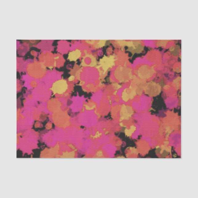 Rosa- und Goldsplitter Seidenpapier (Vorderseite)