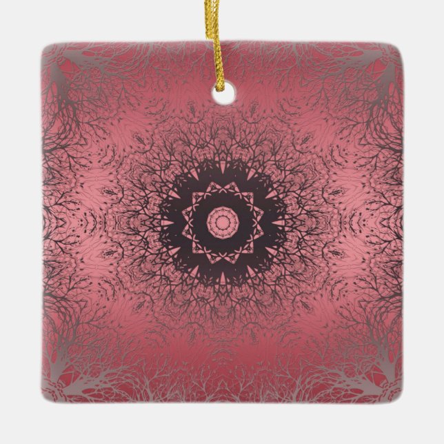 rosa und grau keramikornament (Vorderseite)