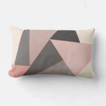 Rosa und Grau Mid-Century-Modern Geometrisch