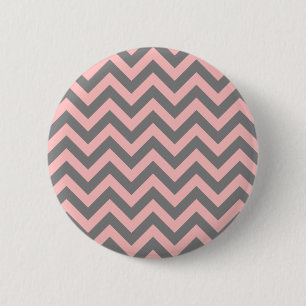 Rosa und Grau Zickzack Button