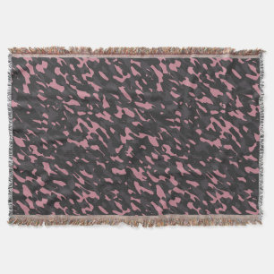 rosa und graue Camouflage abstrakt Decke