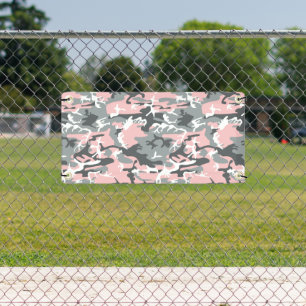 Rosa und graue Camouflage, Militär, Armee Banner