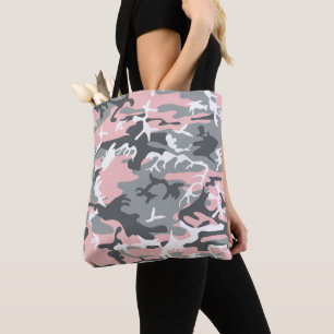 Rosa und graue Camouflage, Militär, Armee Tasche