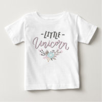 Rosa und graue kleine Einhornhandschrift mit Blume