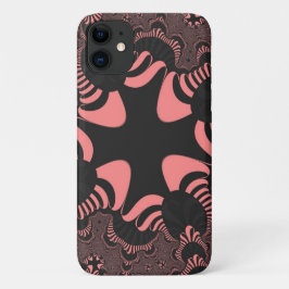 Rosa und graues Kreuz Case-Mate iPhone Hülle