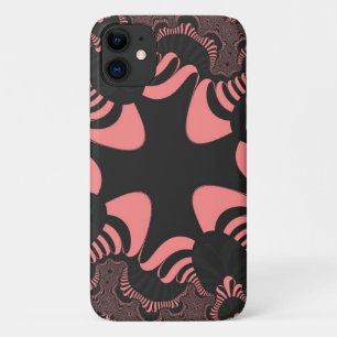 Rosa und graues Kreuz Case-Mate iPhone Hülle
