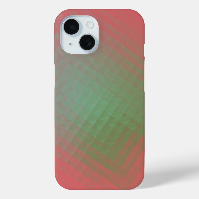 Rosa und Grün Case-Mate iPhone Hülle (Rückseite)
