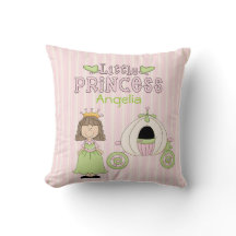 Rosa und grüne, benutzerdefinierte Princess-Kissen