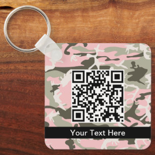 Rosa und grüne Camouflage, Militär, Armee Schlüsselanhänger