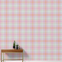 Rosa und grüne Fun Elegantes geometrisches Kariert Tapete