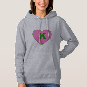 Rosa und grüne Krautkartoffel Hoodie
