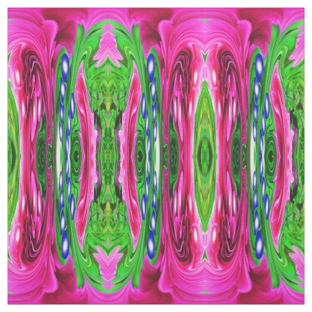Rosa und grüne Naturmode Stoff (Muster)