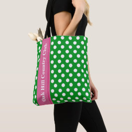 Rosa und grüne Personalisierte Golf-Tasche Tasche