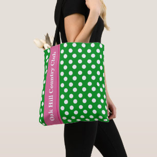 Rosa und grüne Personalisierte Golf-Tasche Tasche