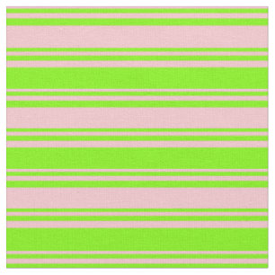 Rosa und grüne Streifen/Linke Stoff