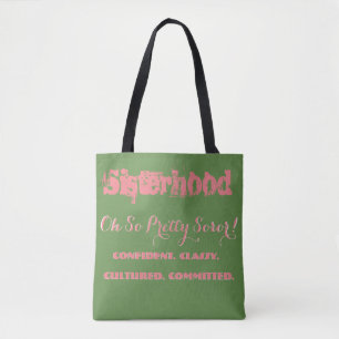 Rosa und grüne Taschen-Tasche Tasche