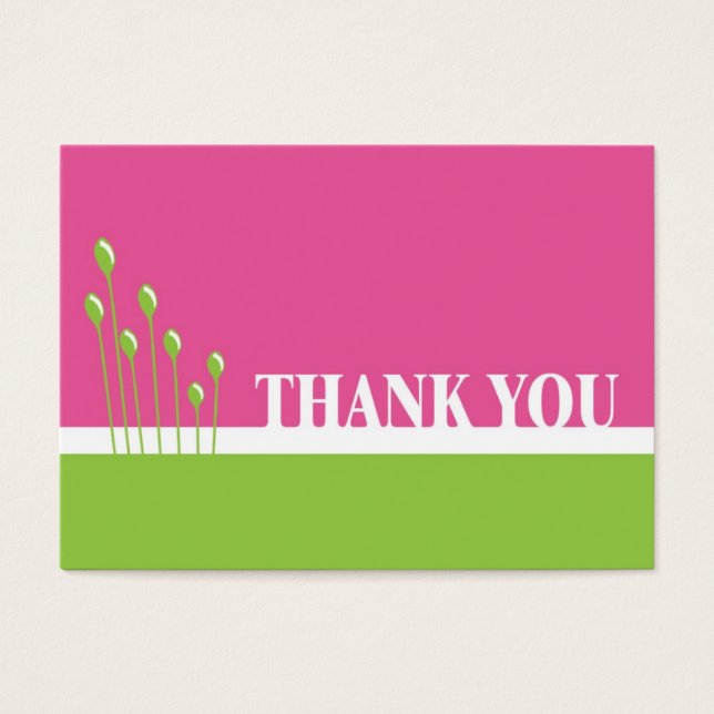 Rosa und grüner Dank (Vorderseite)