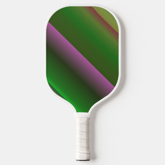 Rosa und grüner Farbton Pickleball Schläger (Vorderseite)