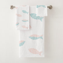 Rosa und grüner Fisch