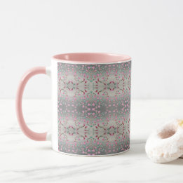 rosa und Hübsch Gemustert Tasse