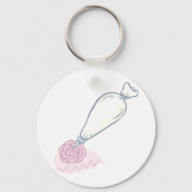 Rosa- und Konditorei Schlüsselanhänger (Vorderseite)