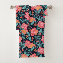 Rosa und korallenfarbene Blume