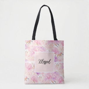 Rosa und Lavendelnelen, weiche Tasche