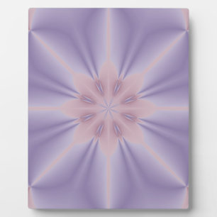 Rosa und Lila 3D-Blume Fotoplatte