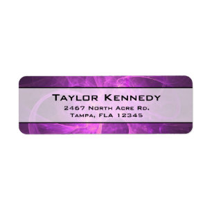 Rosa und Lila Abstraktes Fraktal mit Circles