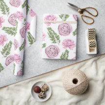 Rosa und Lila Blumenpapier