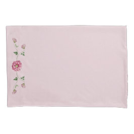 Rosa und Lila Blütenpilzkeule Kissenbezug