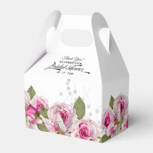 Rosa und lila Brautparty Geschenkschachtel