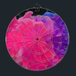 Rosa und Lila digitales Rauchen Dartscheibe<br><div class="desc">Die Farbtöne Rosa und lila kommen zusammen,  um eine wirklich phantastische Kunst zu schaffen! Mit leicht hinzugefügtem Text Ihrer Wahl können Sie diese als Geschenk machen lassen,  oder für sich selbst! Diese auffällige Grafik wird jeden glücklich machen!</div>