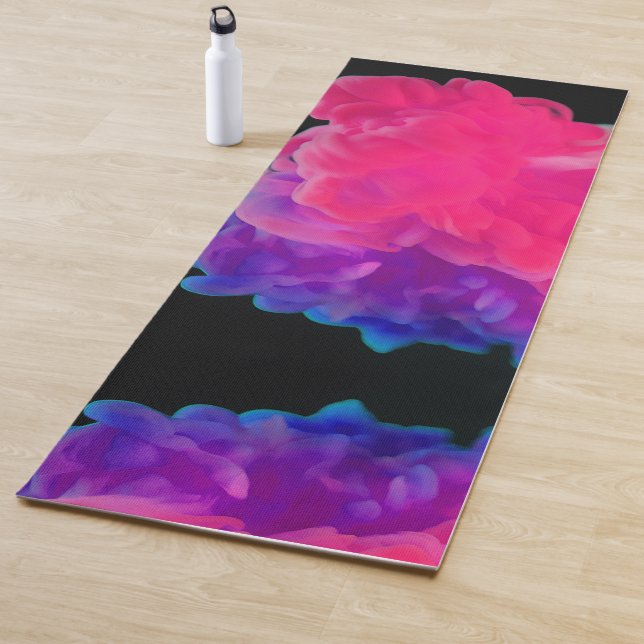 Rosa und Lila digitales Rauchen Yogamatte (Beispiel)