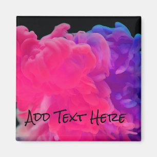 Rosa und Lila Digitalrauchen Magnet